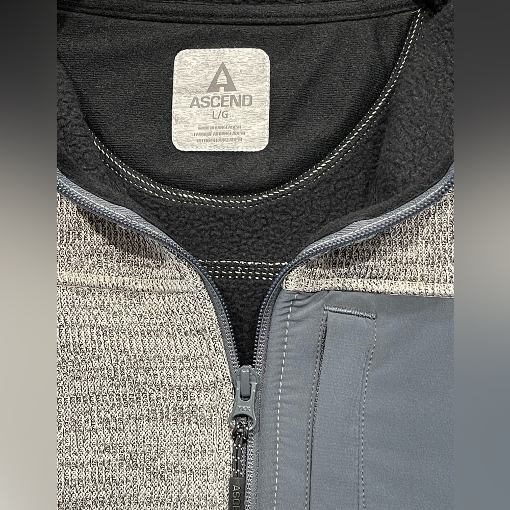 Ascend Exploration Performance Full-Zip Fleece Lined Jacket Women’s Size Large - Picture 9 of 9
